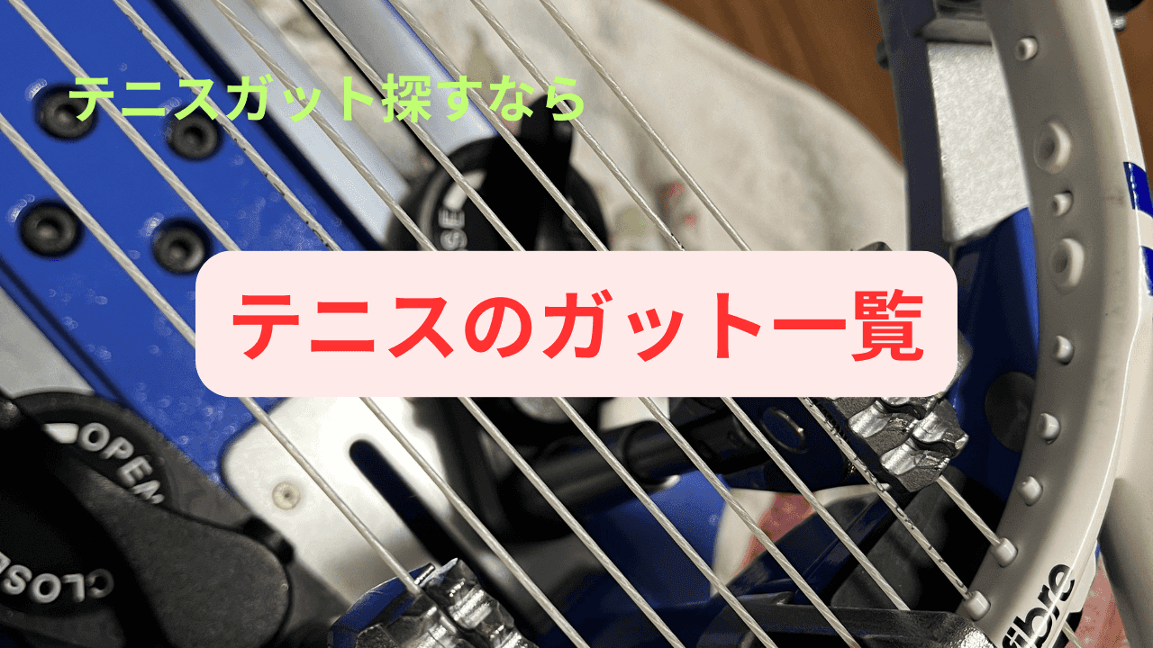 テニスのガット(ストリング)を見やすく一覧にまとめました
